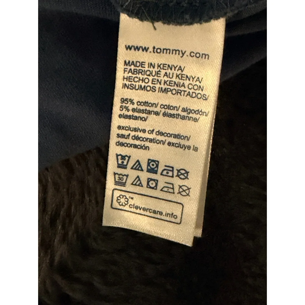 Tommy Hilfiger Blue Crew Neck T-Shirt XXL Tee Classic Casual Preppy Everyday